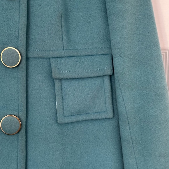 Banana Republic Vintage Teal Coat , XS - Picture 3 of 13